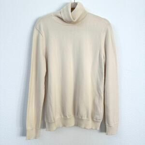 Lauren Ralph Lauren Cream Turtleneck Sweater - Size XL